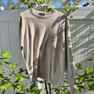 NWT Dockers Men's Crewneck Sweater Tan Size Medium.‎ Soft